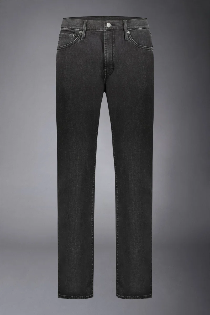 Doppelganger Grey Men's 5-pocket jeans denim fabric - Anthracite for Men | Best Price UAE