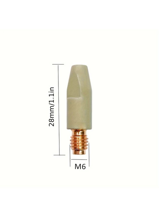 MIG Welding Contact Tips 1 0MM Size 2pcs New Coating Protect Nozzle Tip For Torch - Image 2