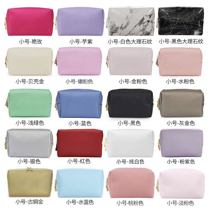 general Portable PU Waterproof Makeup Bag for Travel and Daily Use - Image 3