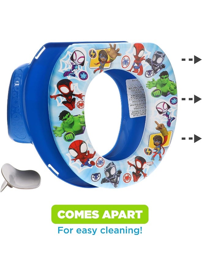 ginsey Spidey and His Amazing Friends Team Up Soft Potty Seat and Potty Training Seat - Image 3
