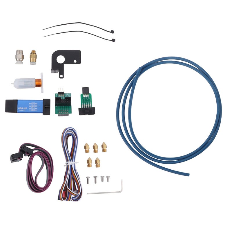 Universal 3D Printer Auto Bed Leveling Kit with Transparent Heated Bed Module PTFE Nozzle - Image 4
