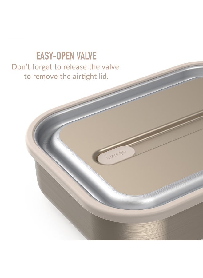 Bentgo - Microsteel Leak Proof Lunch Box  Gold - Image 1