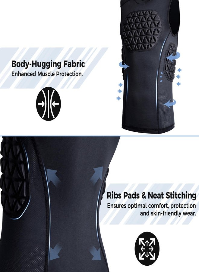 Legendfit Adult Baseball Chest Rib Protector Padded Compression Shirt - Image 3