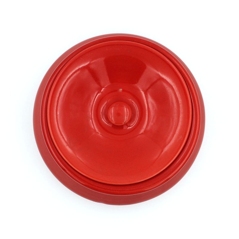 POTZO Ruby Radiance Ceramic Handi 0.75 L with Lid (Ceramic) - Image 4