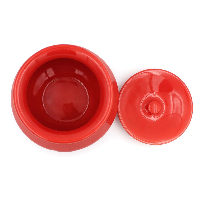 POTZO Ruby Radiance Ceramic Handi 0.75 L with Lid (Ceramic) - Image 3