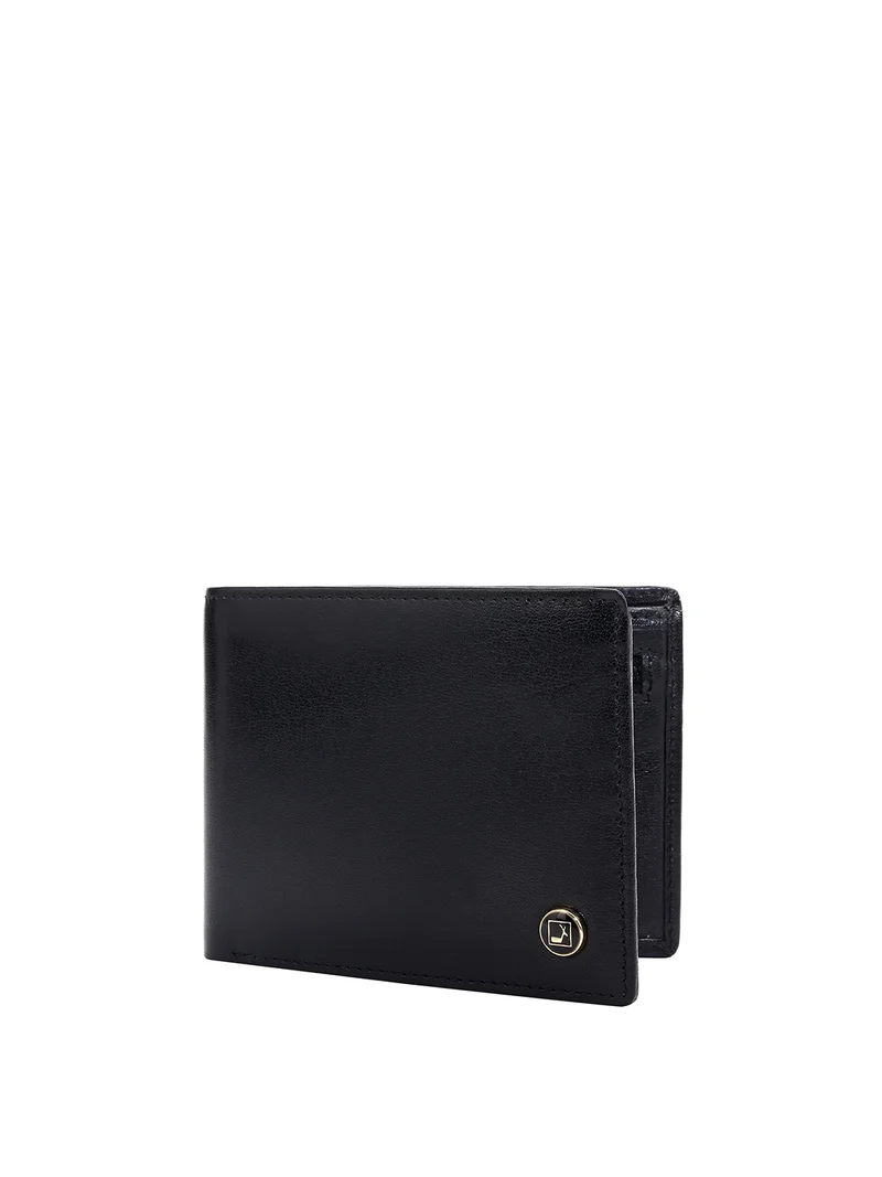 Da Milano Genuine Leather Black Mens Wallet