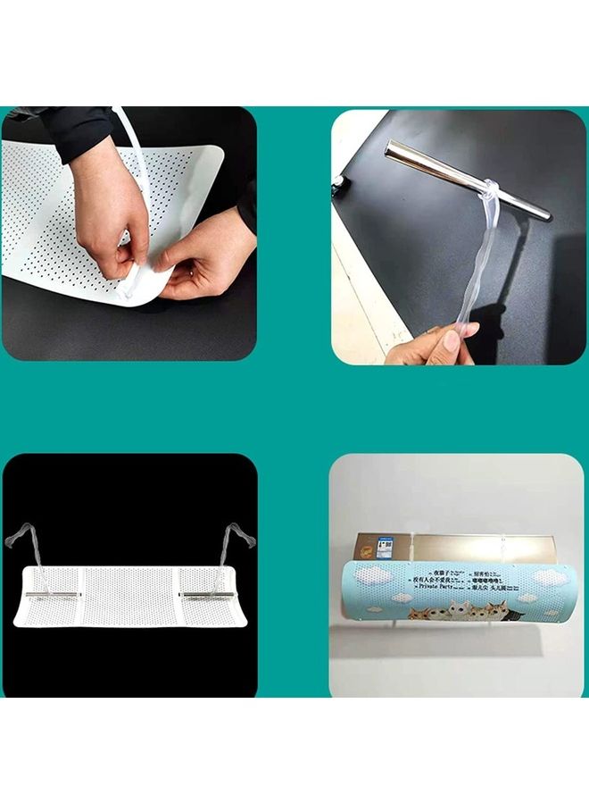 عاكس يونيفرسال لمكيف الهواء Q48 أبيض - Image 5