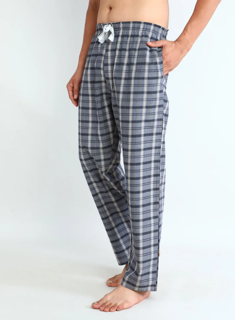 Victor And Jane  Men’s Short Sleeve T-Shirt & Long Pants Pyjama Set – Comfortable Relaxed Fit for Men | Best Price UAE