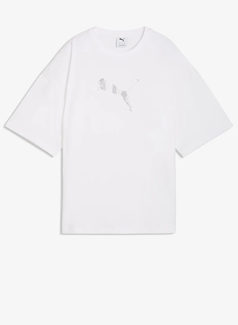 بوما Essential Graphic Leo Luxe Oversized T-Shirt