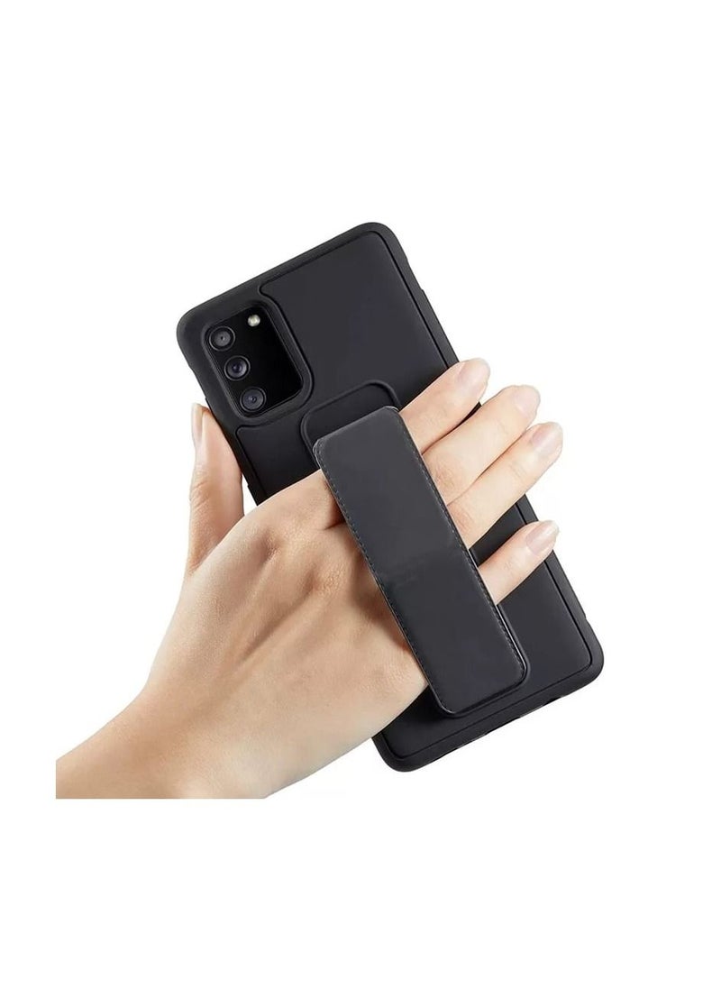 اس-توب - غطاء حماية مسكه سامسونج s21/s22/a22/a32/a12/s21fe/note9/s22ultra/note10plus/note20ultra/s20ultra/s21plus/s22plus/اللون اسود - Image 1