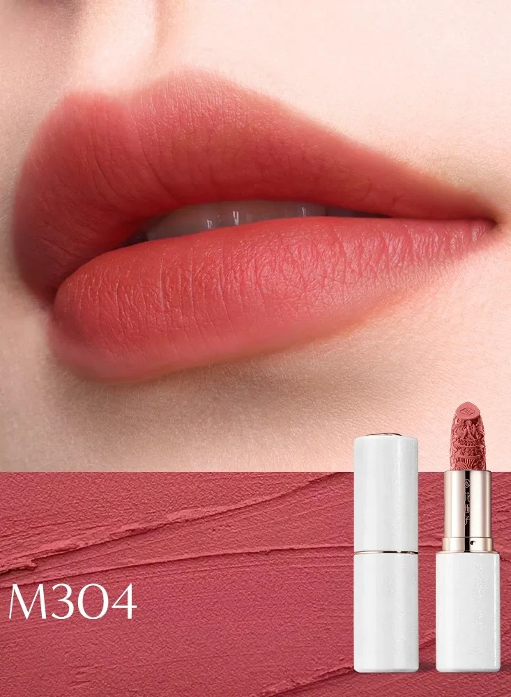 Florasis FLORASIS Floral Dewy In-Porcelain Lipstick M304 Peach Petals