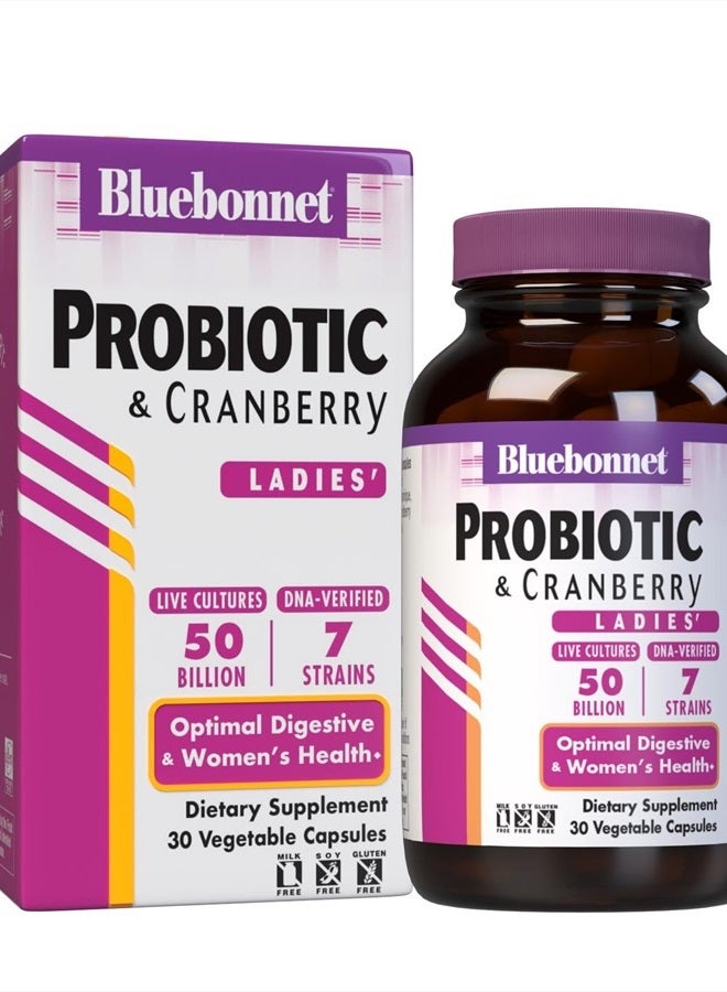 Bluebonnet Nutrition Advanced Choice Ladies' Single Daily Probiotic 50 Billion (Cold Packaged), 30 Count - Image 1