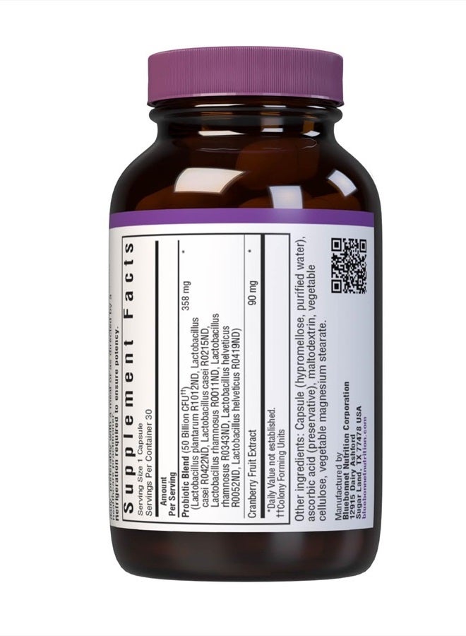 Bluebonnet Nutrition Advanced Choice Ladies' Single Daily Probiotic 50 Billion (Cold Packaged), 30 Count - Image 3