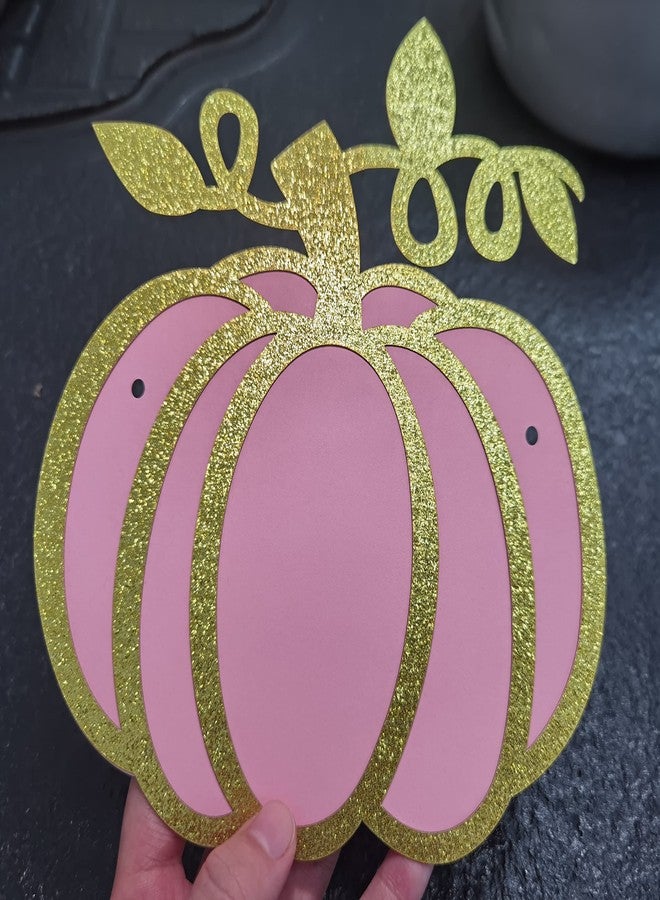 MZ.ogm Our Little Pumpkin 1st Birthday Banner - Fall Baby Shower Decorations - Image 5