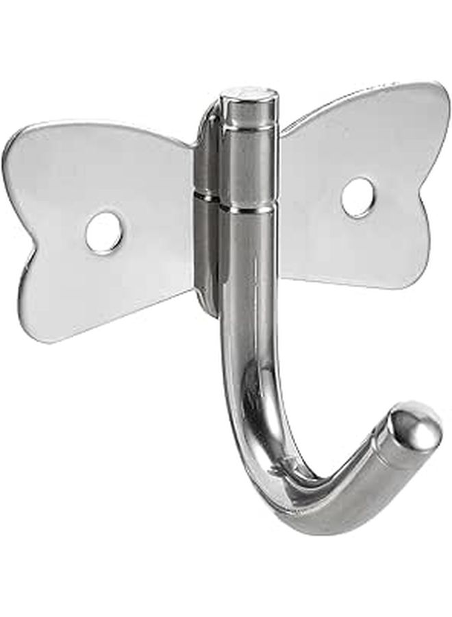 Metal Wall Mounted Coat Rack With Hand Towel Hook - Image 1
