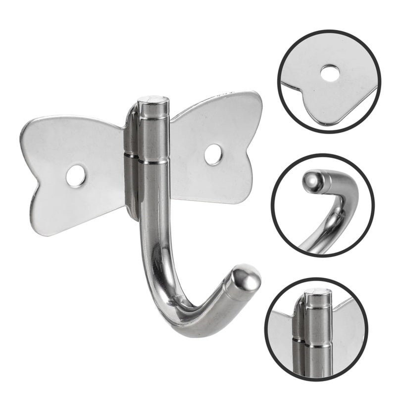 Metal Wall Mounted Coat Rack With Hand Towel Hook - Image 5
