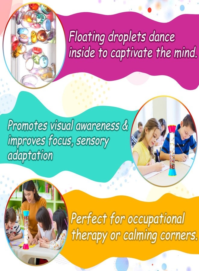 YUE MOTION Liquid Motion Bubbler Visual Sensory Toys - Calming Visual Play for School, Home, Office, Stress Relief and Focus - Fidget Sensory Tube Stocking Stuffers, Novelty Gifts - Image 4
