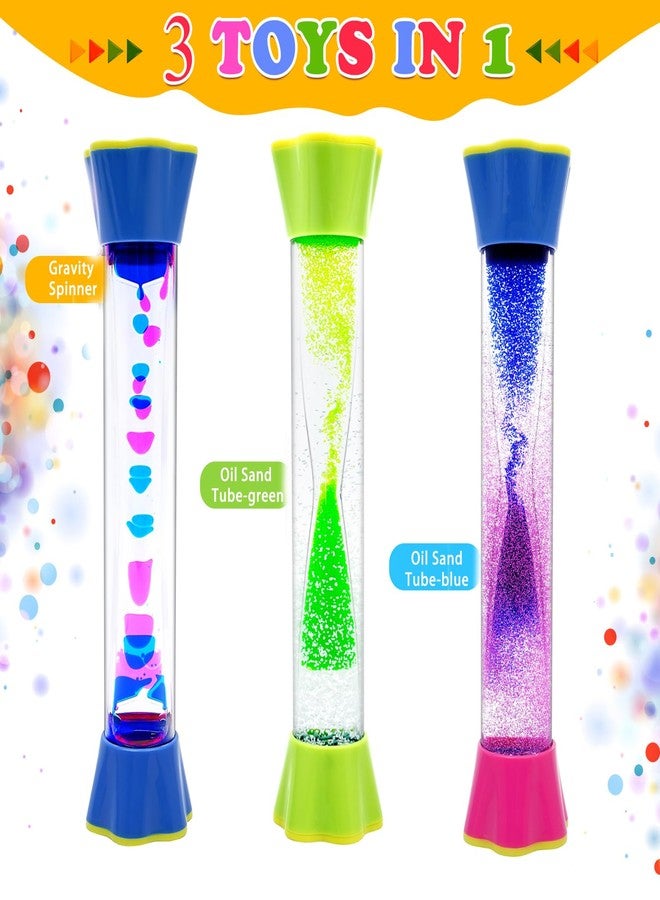 YUE MOTION Liquid Motion Bubbler Visual Sensory Toys - Calming Visual Play for School, Home, Office, Stress Relief and Focus - Fidget Sensory Tube Stocking Stuffers, Novelty Gifts - Image 3