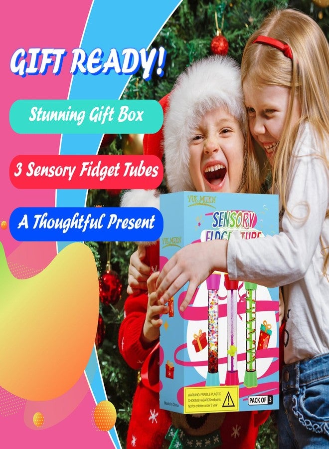 YUE MOTION Liquid Motion Bubbler Visual Sensory Toys - Calming Visual Play for School, Home, Office, Stress Relief and Focus - Fidget Sensory Tube Stocking Stuffers, Novelty Gifts - Image 5