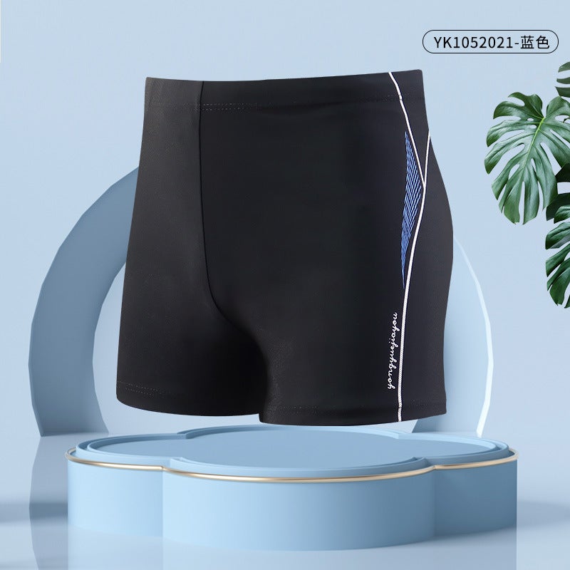 Swimming trunks men''s new adult anti-embarrassment fashion comfortable boxer plus size loose quick-drying men''s swimming trunks suit - Image 1