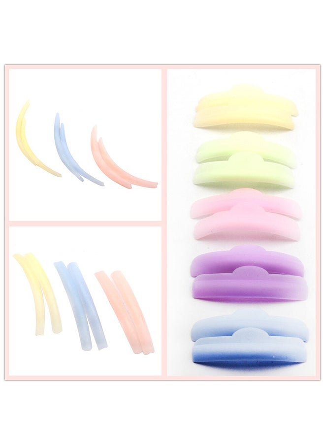 16-Pieces Eyelash Perming Pads Silicone Perm Lift, Eyelash Curler Refills Pads For S, M, L With 8 Different Sizes- GJD08