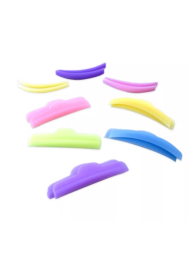16-Pieces Eyelash Perming Pads Silicone Perm Lift, Eyelash Curler Refills Pads For S, M, L With 8 Different Sizes- GJD08