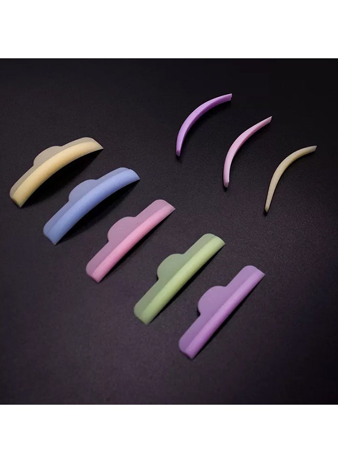 16-Pieces Eyelash Perming Pads Silicone Perm Lift, Eyelash Curler Refills Pads For S, M, L With 8 Different Sizes- GJD08
