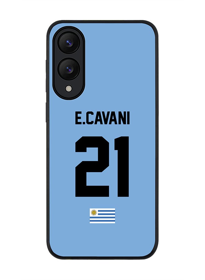 Stylizedd For Samsung Galaxy S25 Edge Case,Slim fit Camera Protection, Shockproof Thin Phone cover  - Football - Uruguay ,  E.Cavani