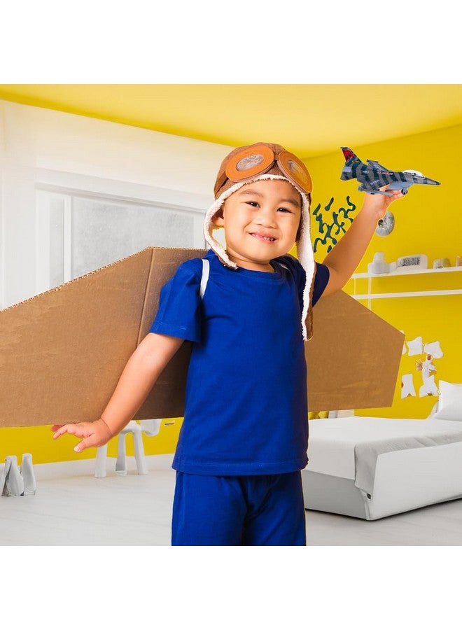 ArtCreativity لعبة طائرة مقاتلة F-16 من ArtCreativity، طائرات مقاتلة عسكرية بسحب للخلف، مجموعة من 2، ألعاب طائرات معدنية مصبوبة، زينة كعكة القوات الجوية العسكرية، هدية عيد ميلاد للأولاد والبنات الصغار - Image 5