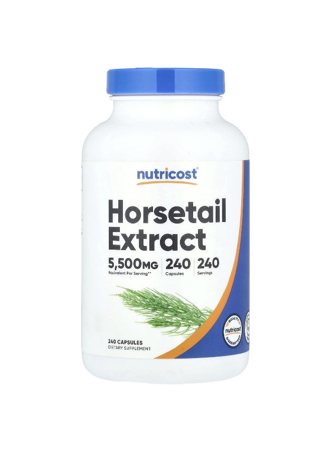 Nutricost, Horsetail Extract, 5,500 mg, 240 Capsules - Image 1