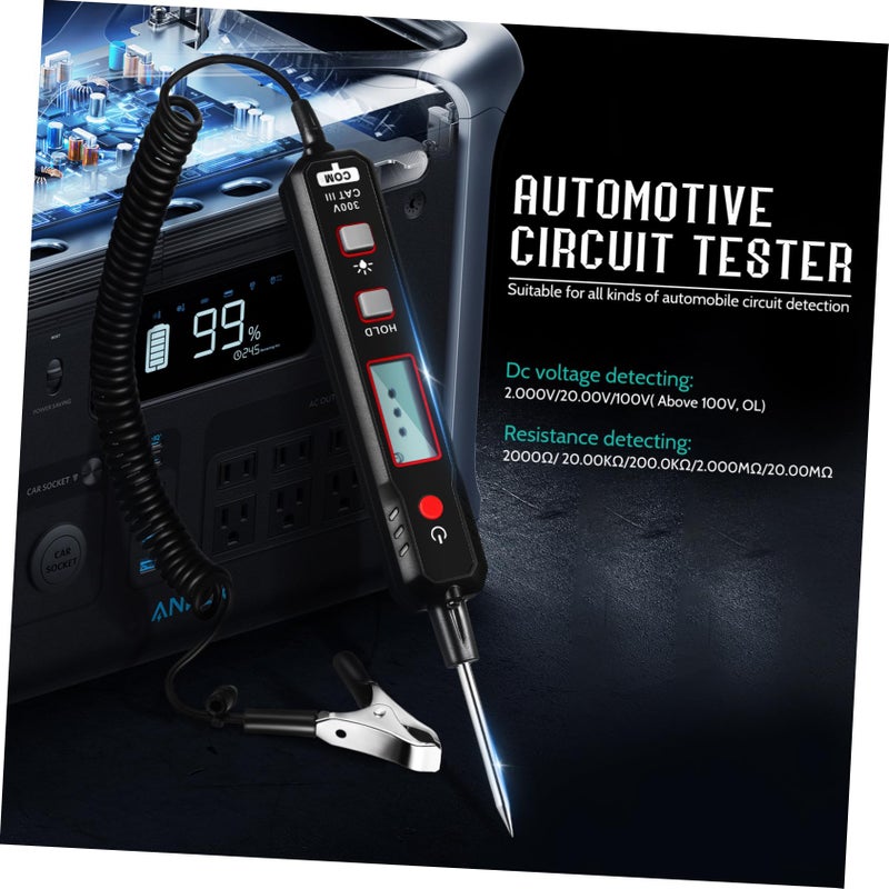LED Digital Display Auto Circuit Tester Low Voltage Test Light for Car Motorcycle Electrical Diagnostics - Image 4