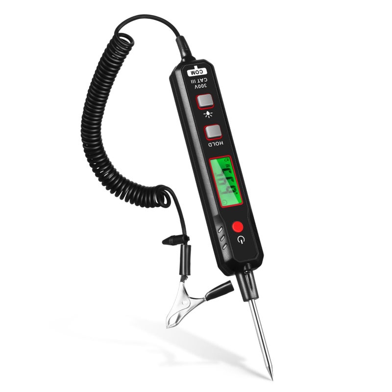 LED Digital Display Auto Circuit Tester Low Voltage Test Light for Car Motorcycle Electrical Diagnostics - Image 2