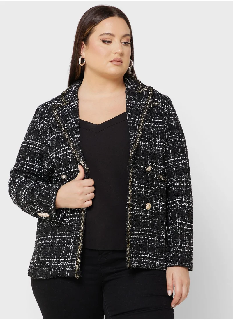 Ella Plus Double Breasted Blazer