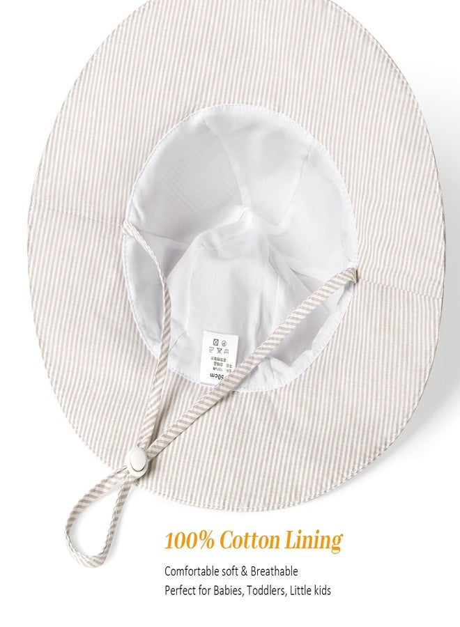 Weradau Baby Girl Sun Hat Summer Foldable Beach Hats with UPF50+ Sun Protection Wide Brim Toddler Bucket Hat Cap 2-4Years - Image 3
