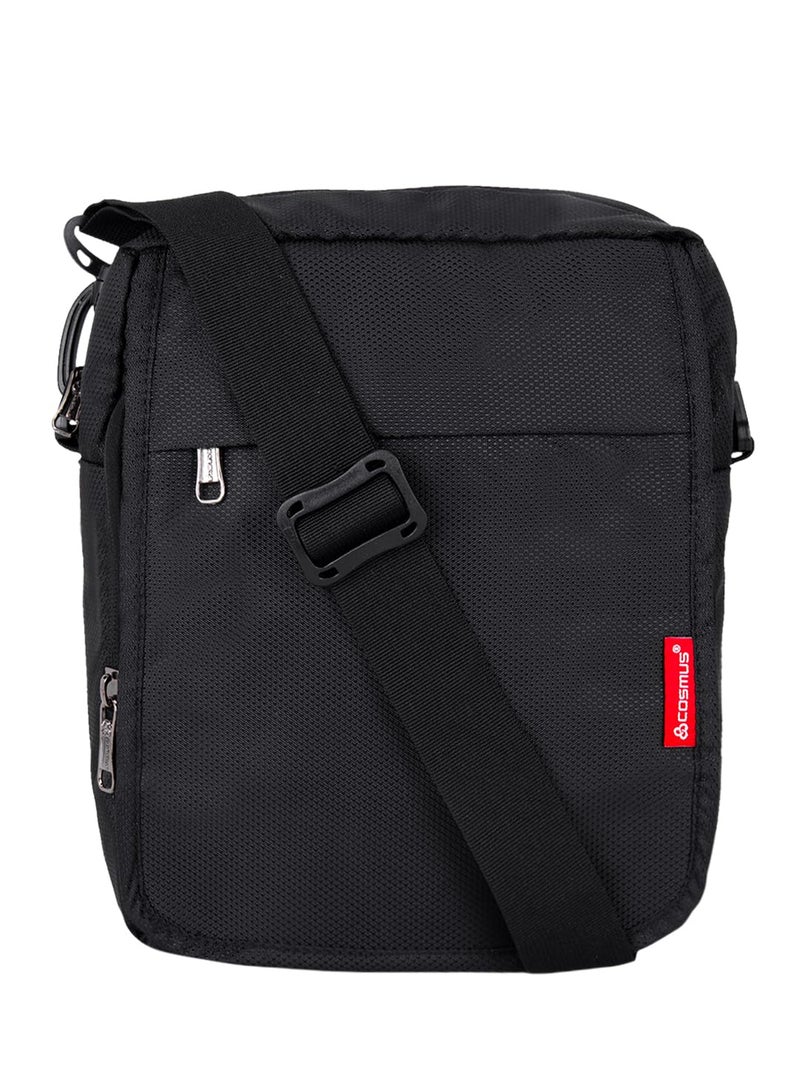 COSMUS Unisex Rome Crossbody Shoulder Sling Bag For Ipad/10-Inches Tablet - Black - Image 1