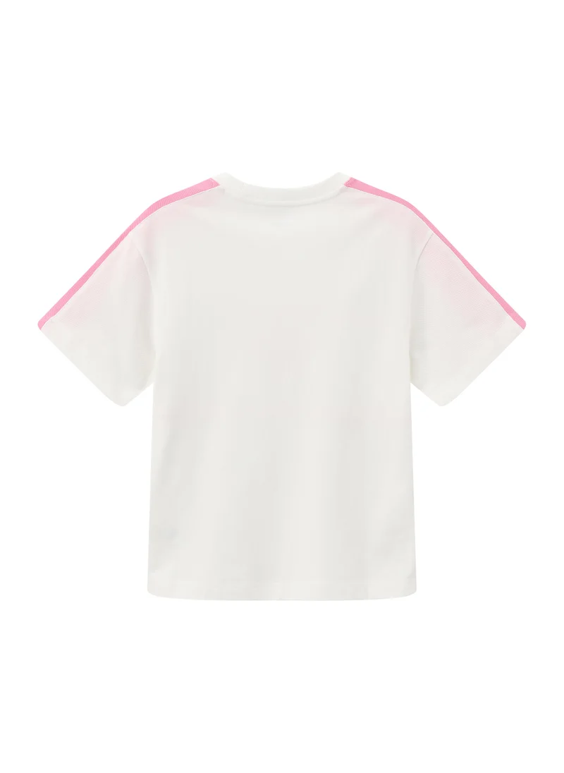 Balabala Kids Unisex Round neck short-sleeved T-shirt