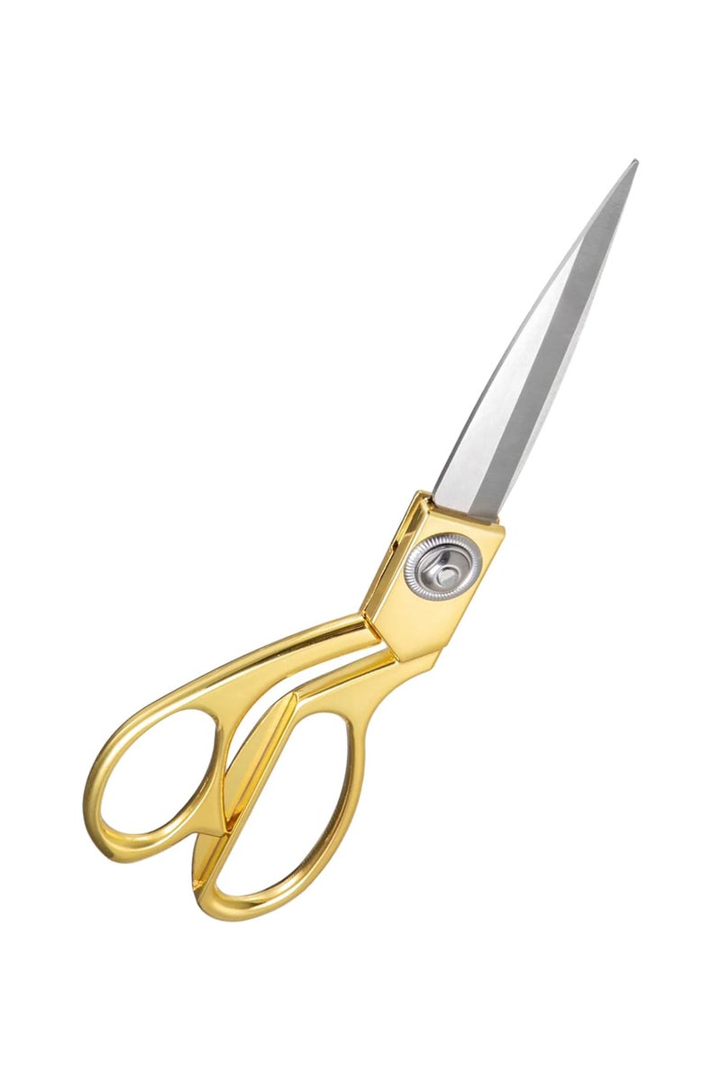 Duravel Heavy Duty Tailor Scissors, 9.5 Inch Stainless Steel Scissors, Household Cutting Cloth, Fabric Cutting Scissors (Gold) - view 2