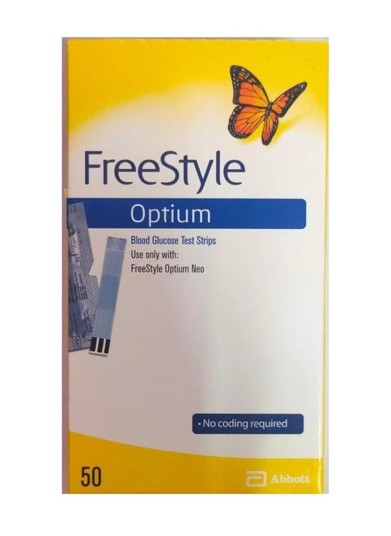 FREE STYLE - Free Style Optium - 50 test Strips - Image 1