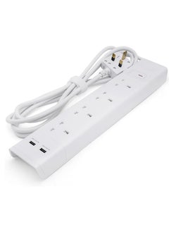 AL FANAR 4 Sockets Cord Extension 5 meter 13A With 2 USB Ports  - Image 2