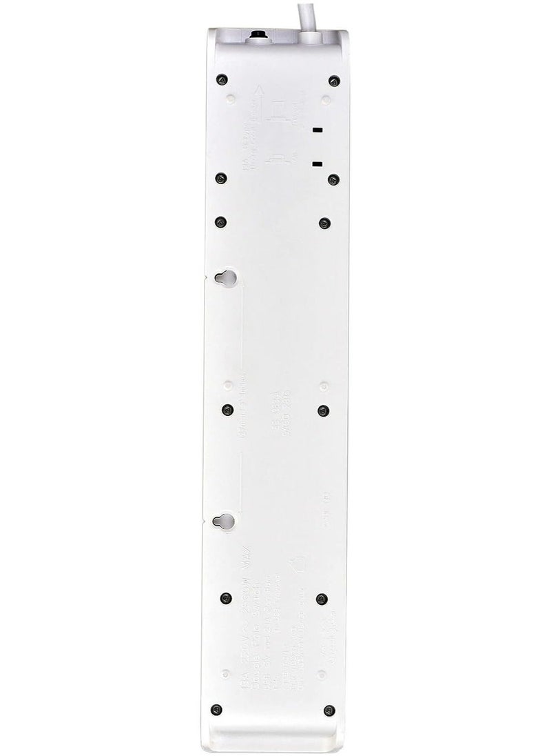 AL FANAR 4 Sockets Cord Extension 5 meter 13A With 2 USB Ports - Image 4