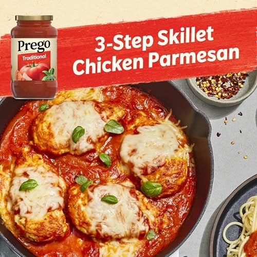 Prego Traditional Pasta Sauce, 14 Oz Jar - Image 3