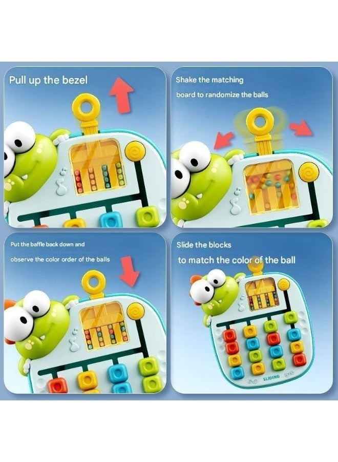لعبة ألغاز مونتيسوري التعليمية للأطفال - لعبة تعليمية لمطابقة الألوان والأنماط للأطفال من سن 4 إلى 8 سنوات - هدية لتنمية مهارات التفكير للأولاد والبنات - Image 4