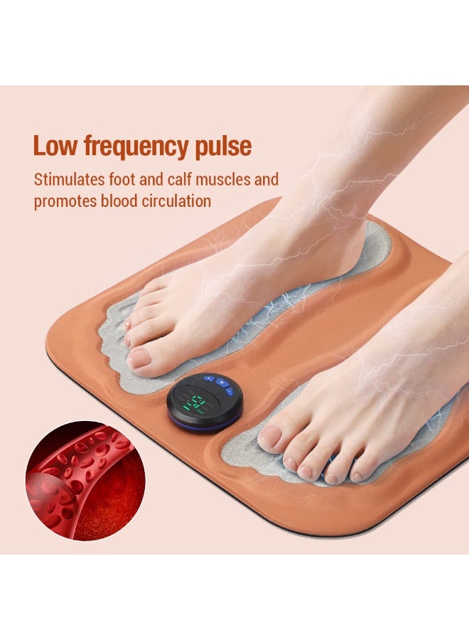 Smart EMS Home Foot Sole Mat Pulsed Meridian Foot Massager - 6 Modes 15 Levels - Image 5