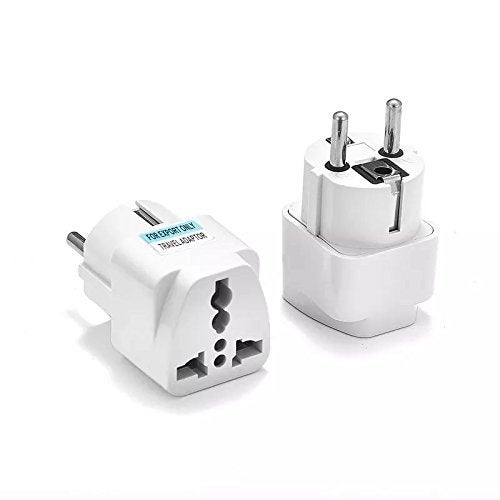 Universal AC 250V AU US UK to EU Europe Plug Power Travel Adapter Set of 5 Pieces  - Image 1