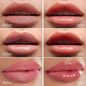 ANRCOLLECT Lip Sleeping Mask Set Overnight Treatment Lip Care Kits with Lip Scrub Sleeping Lip Balm Exfoliate Moisturize For Dry Chapped Cracked Lips Intense Hydration Lip Kits 4 Pack - Image 5