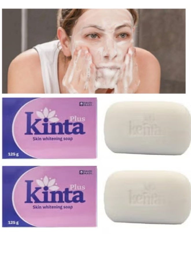 كنتا عبوة من قطعتين من صابون كينتا بلس لتفتيح البشرة 125 غرام - Image 1