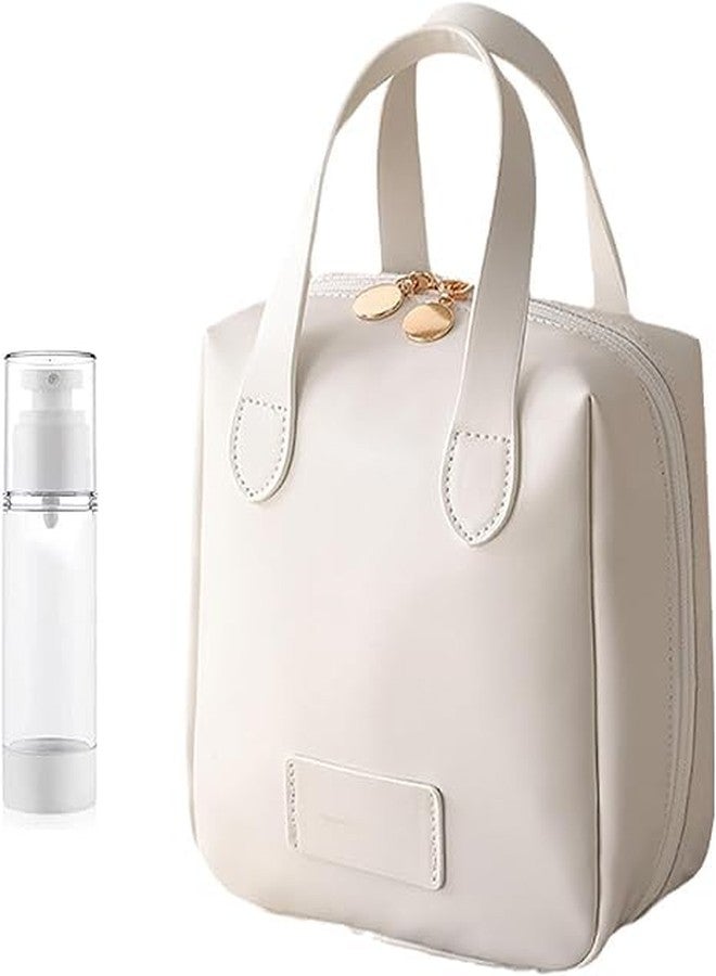 Brikipth Cosmetic Organizer, Travel Accessories Bag, Travel Toiletry Bag with PU Leather Finish, Large Toiletry Bag with 2 Compartments and 6 Pockets, Hygiene and Toiletries Bag for On-The-Go - Image 1
