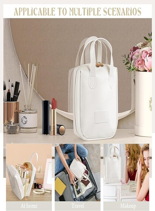 Brikipth Cosmetic Organizer, Travel Accessories Bag, Travel Toiletry Bag with PU Leather Finish, Large Toiletry Bag with 2 Compartments and 6 Pockets, Hygiene and Toiletries Bag for On-The-Go - Image 4