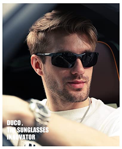 DUCO Mens Sports Polarized Sunglasses UV Protection Sunglasses for Men 8177s - Image 2