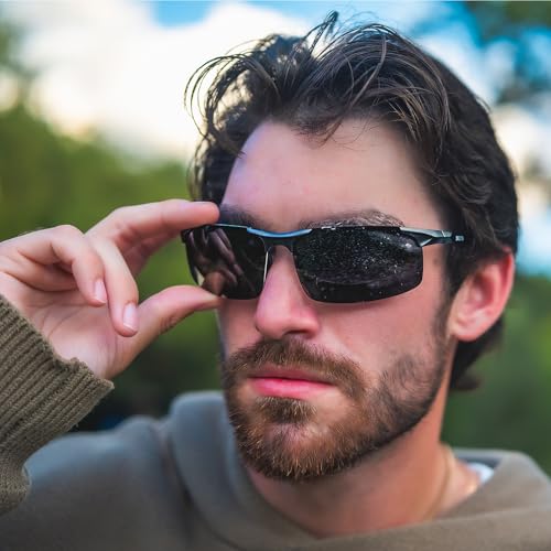 DUCO Mens Sports Polarized Sunglasses UV Protection Sunglasses for Men 8177s - Image 3